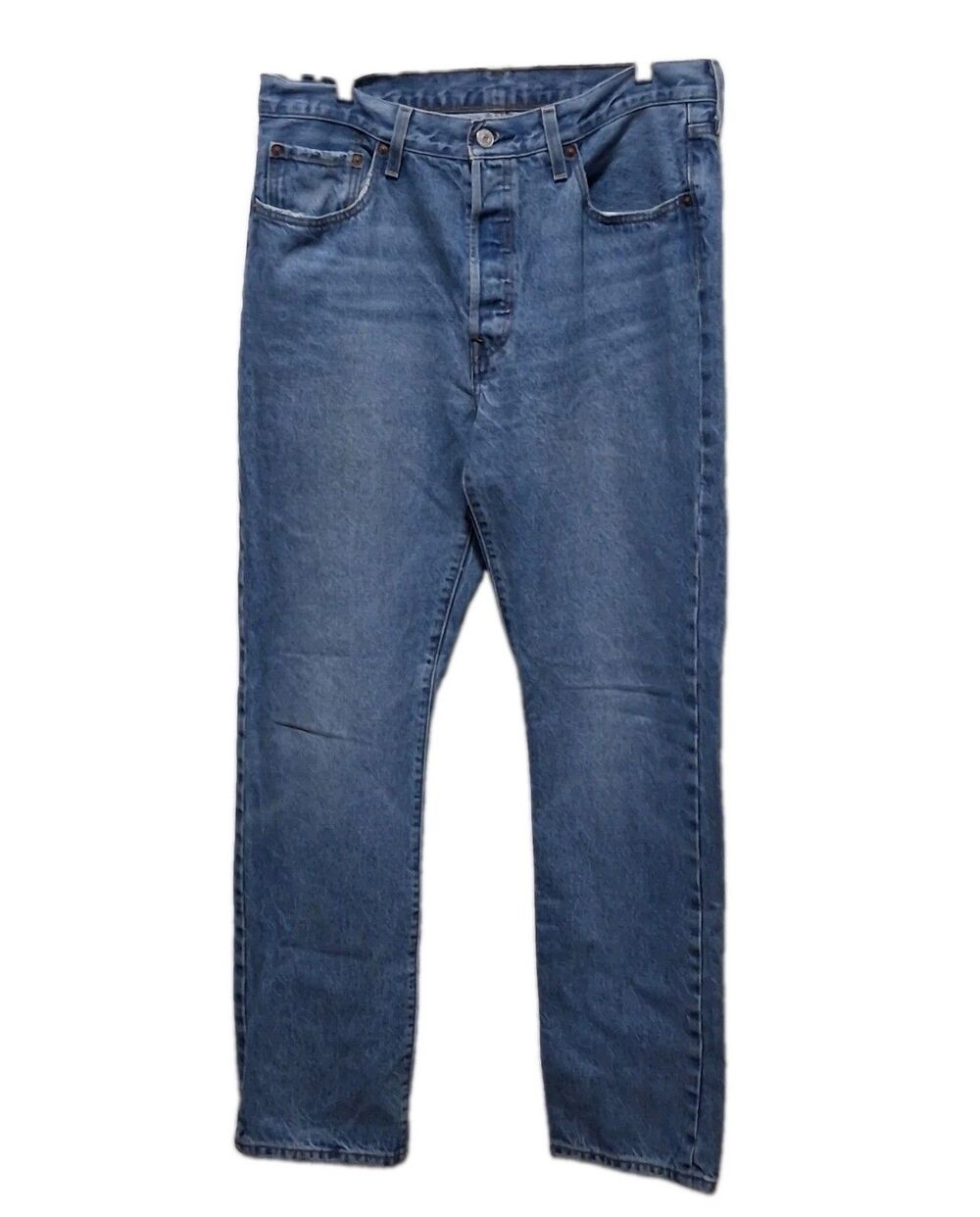 Levis 501 Jeans Mens 32x32 Button Fly Dark 90s Straight Relaxed Cowboy Rancher